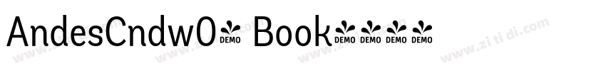 AndesCndw04 Book字体转换